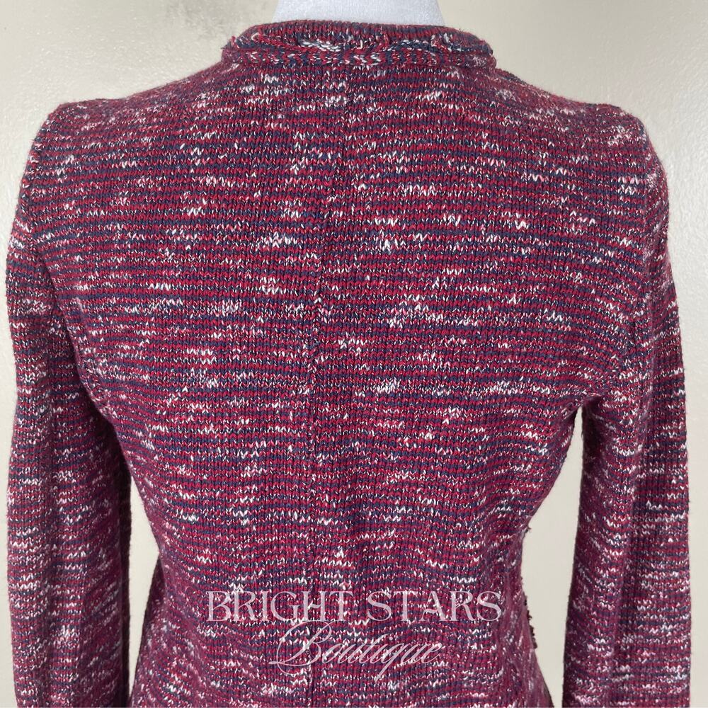Etoile Isabel Marant Ariana Knitted Cotton Blend Jacket ASO Emma Watson Tweed - Picture 11 of 14